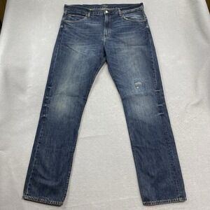Polo Ralph Lauren Jeans Mens 38x36 Blue Denim Pants The Hampton Relaxed Straight